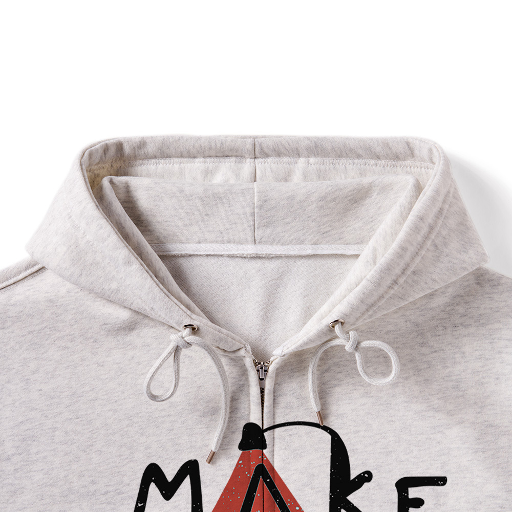 Pagewings Make Orwell Fiction Again Unisex Fleece Zip Up Hoodie