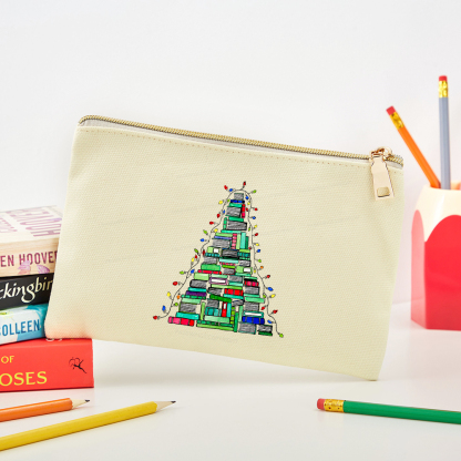 Pagewings Christmas Book Tree Pouch