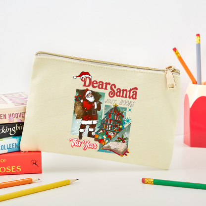 Pagewings Christmas Santa Reader Holiday Pouch