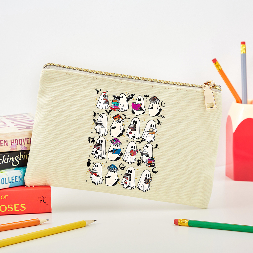 Pagewings Retro Ghost Book Fantasy Pouch