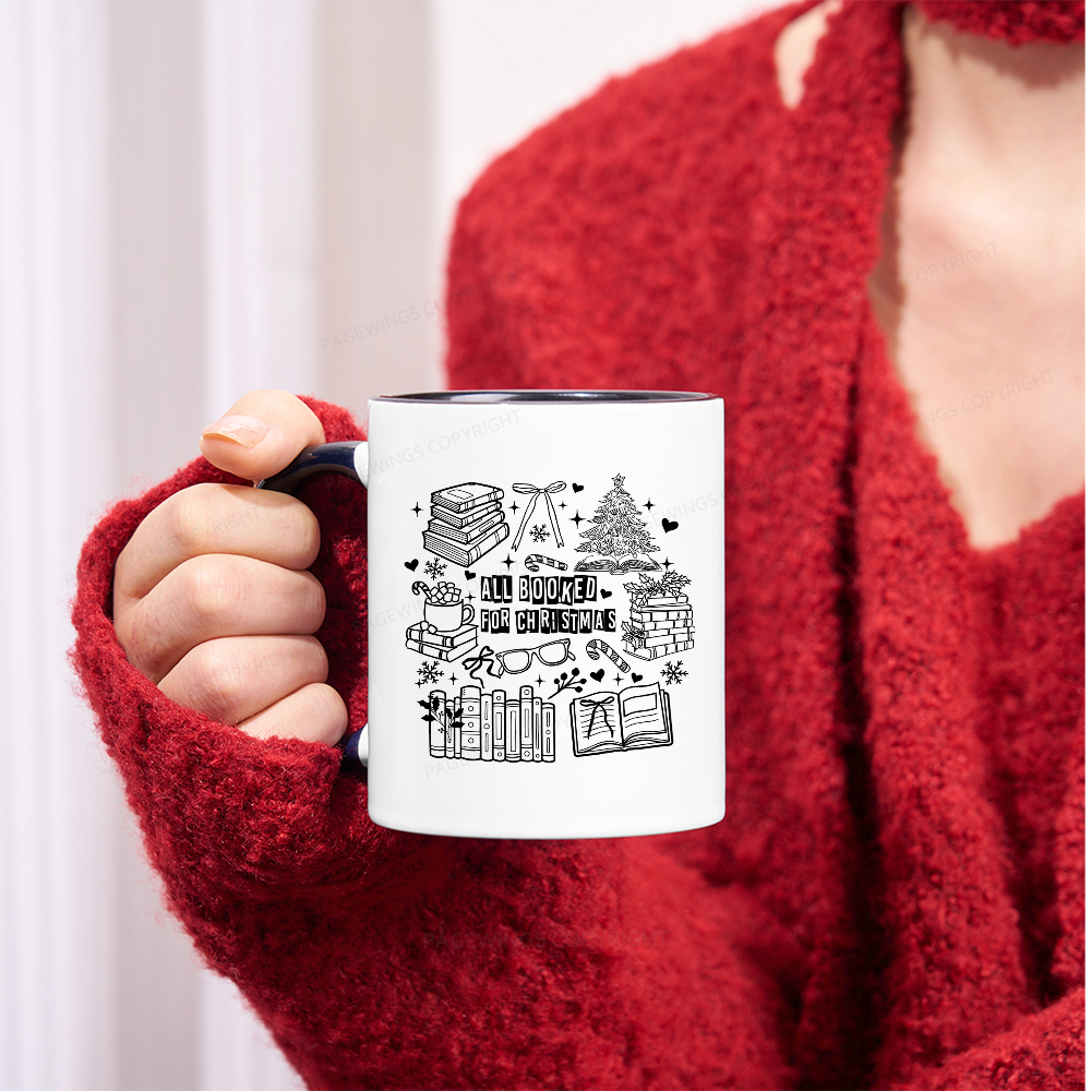 Pagewings All Booked For Christmas Mug