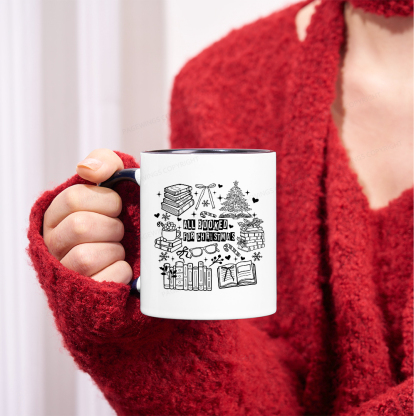 Pagewings All Booked For Christmas Mug
