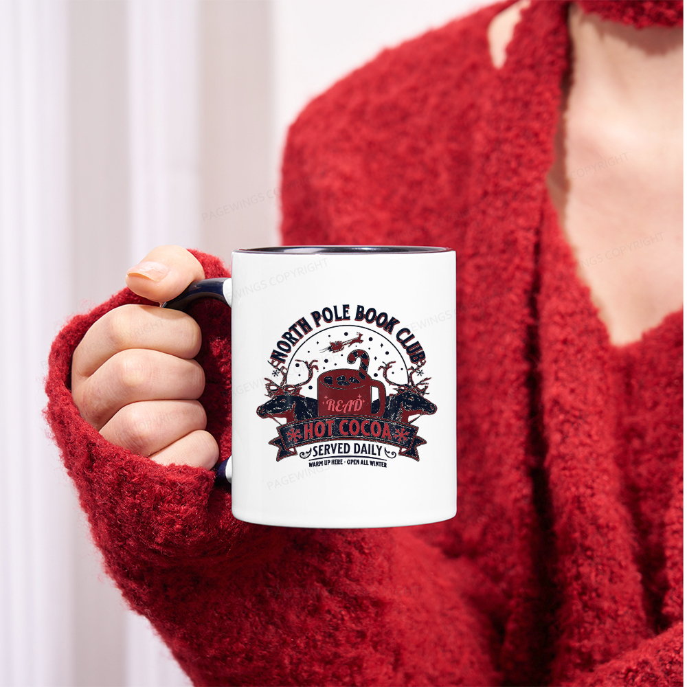Pagewings North Pole Book Club Mug