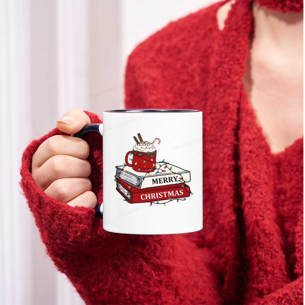 Pagewings Merry Christmas Mug