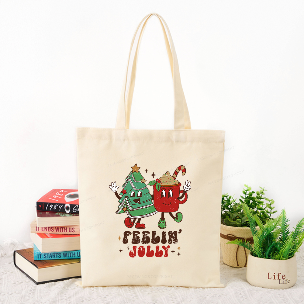 Pagewings Feeling Jolly Tote Bag