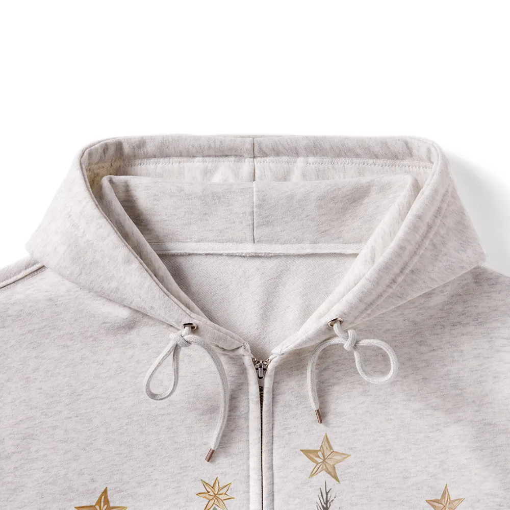 Pagewings Bookish Christmas Unisex Fleece Zip Up Hoodie