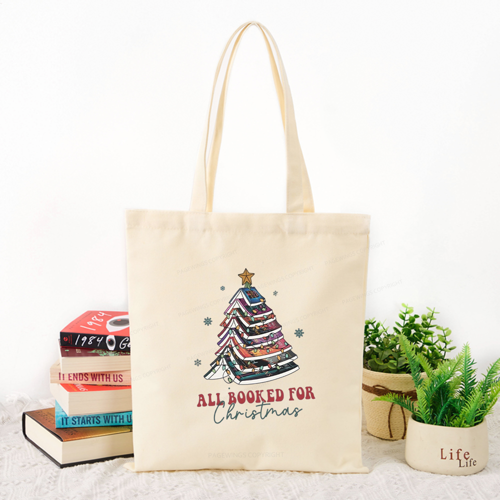 Pagewings Throne of Glass Christmas Tote Bag