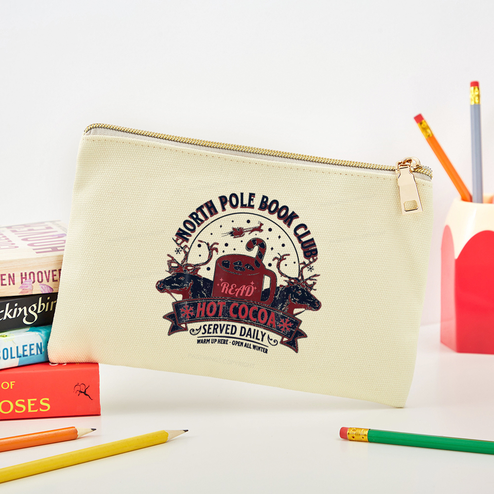 Pagewings North Pole Book Club Pouch