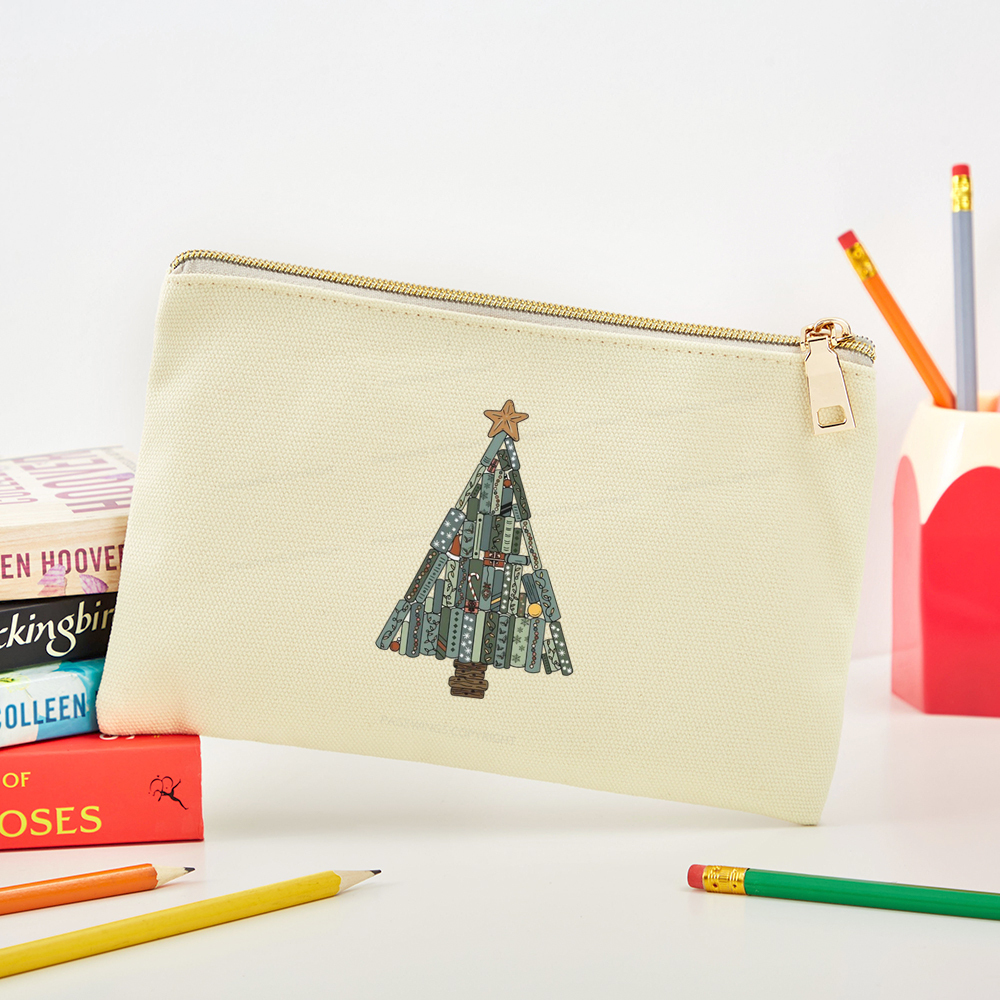 Pagewings Christmas Book Tree Pouch