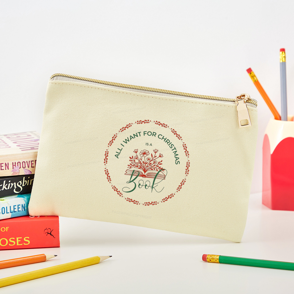 Pagewings Book Lover Christmas Pouch