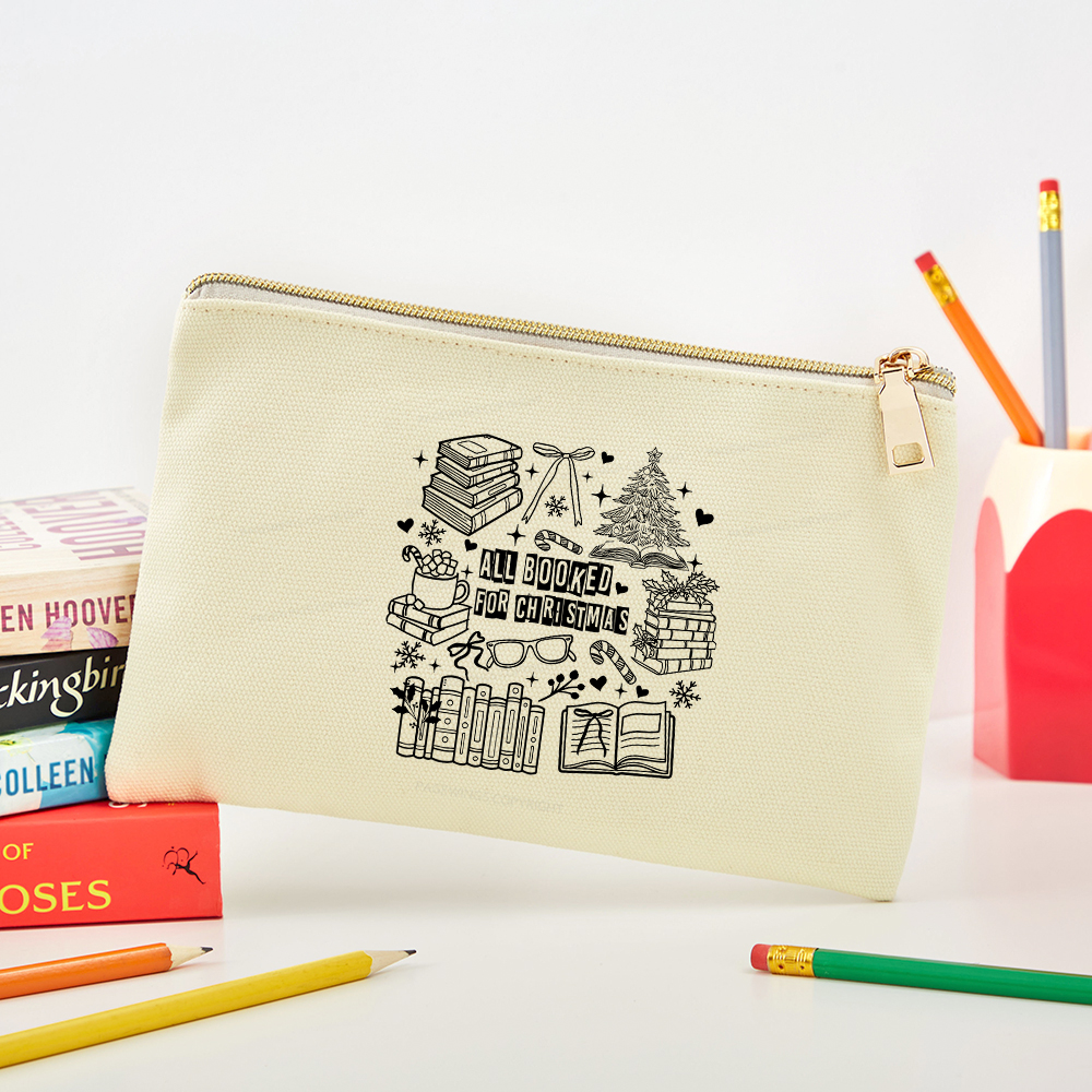 Pagewings All Booked For Christmas Pouch