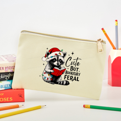 Pagewings Cute But Feral Pouch