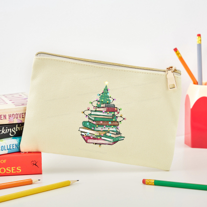 Pagewings Christmas Book Tree Pouch