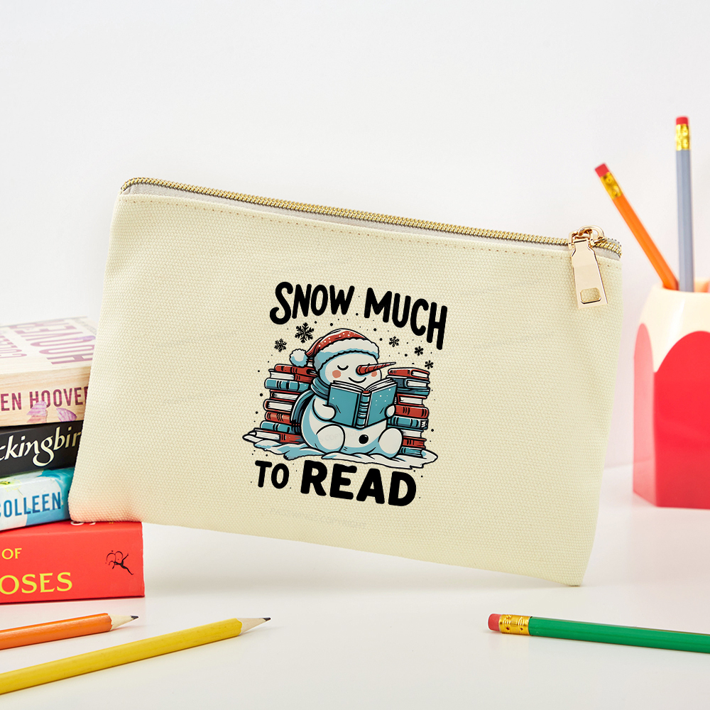 Pagewings Snow Much To Read Pouch