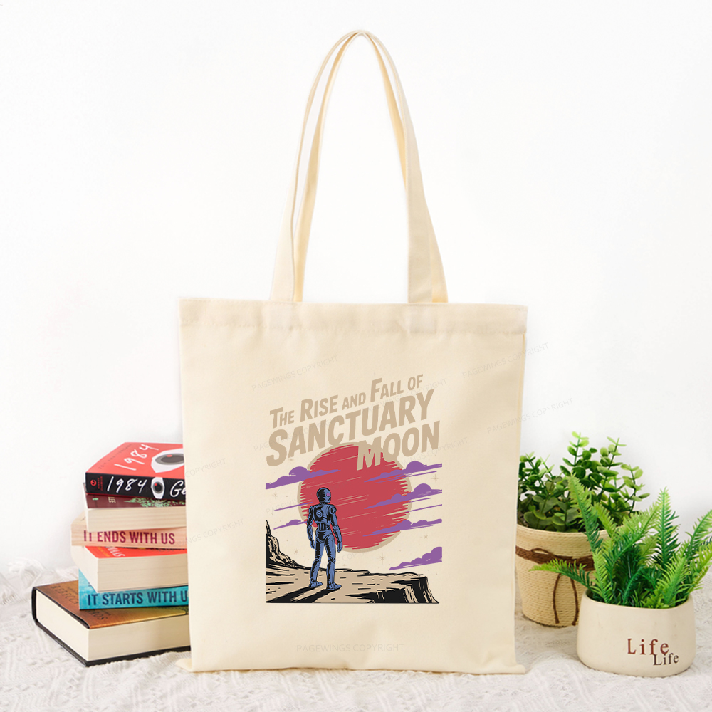 Pagewings The Rise And Fall Of Sanctuary Moon Tote Bag