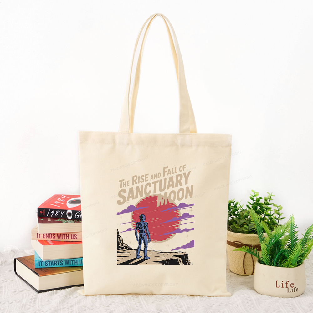 Pagewings The Rise And Fall Of Sanctuary Moon Tote Bag