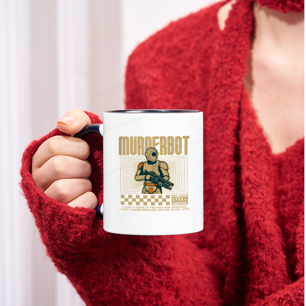 Pagewings Murderbot Mug