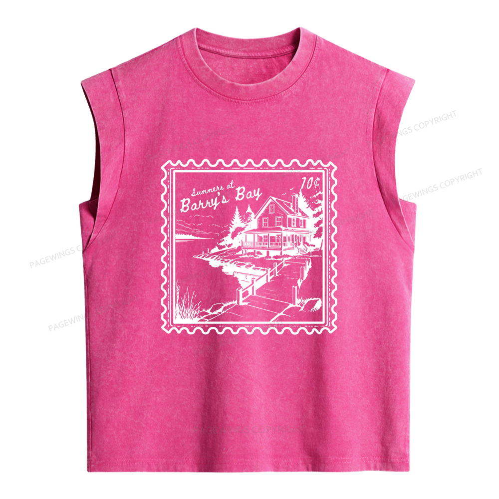 Pagewings Every Summer  Women's Washed Tank Top