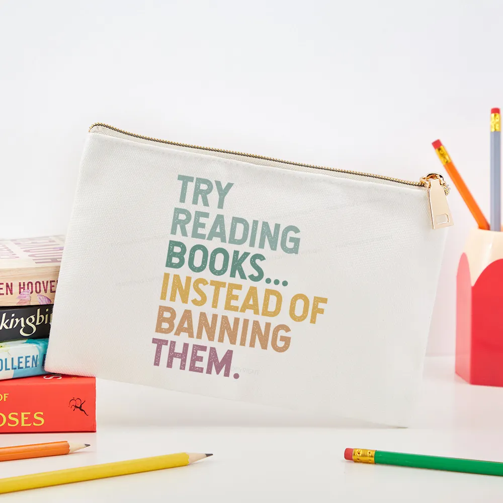 Pagewings Try Reading Books Pouch