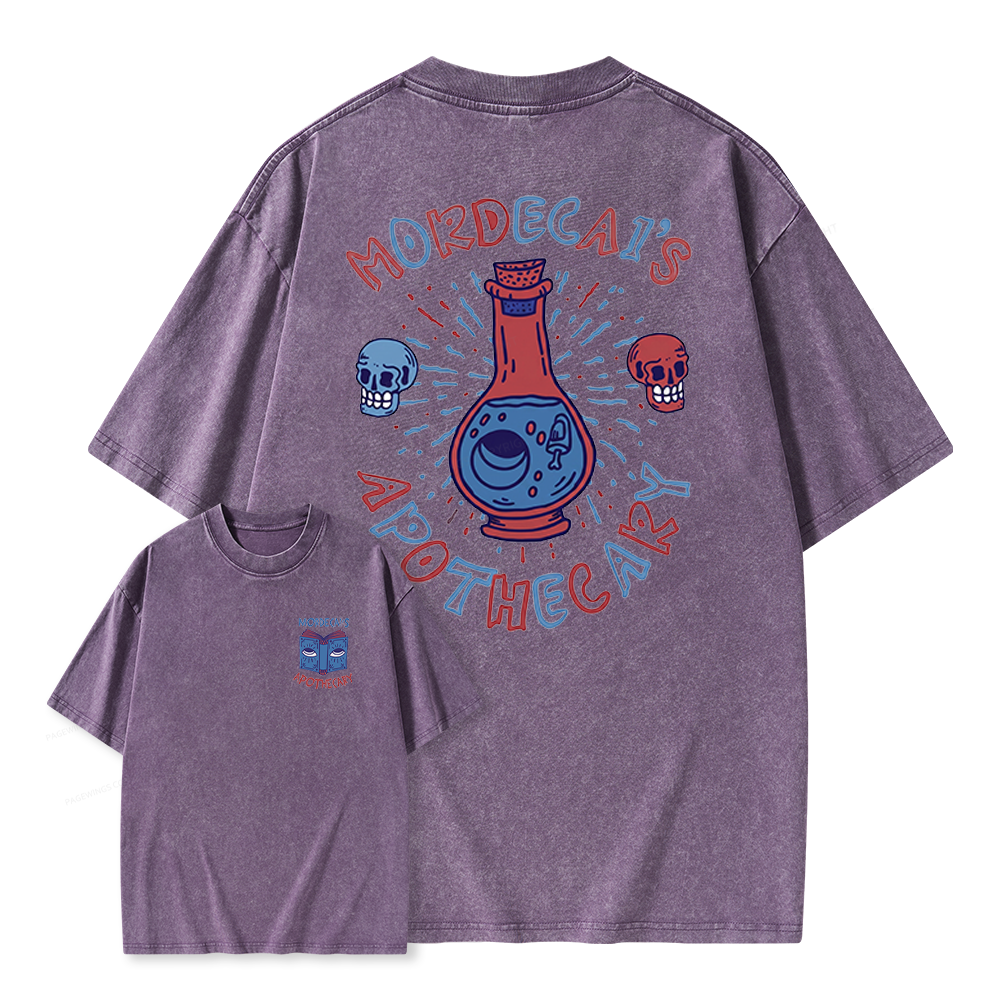 Pagewings Apothecary Unisex Washed T-shirt