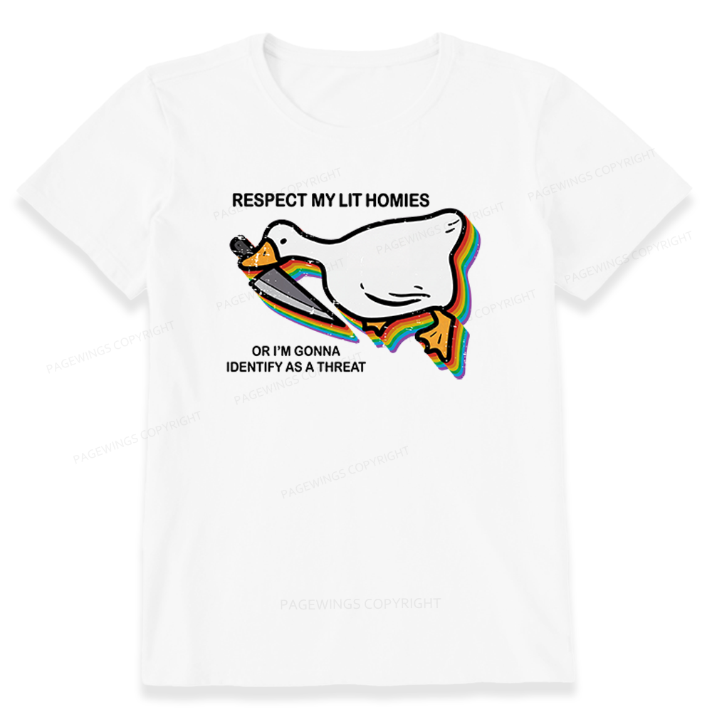 Pagewings Respect My Lit Homies Unisex Classic T-shirt