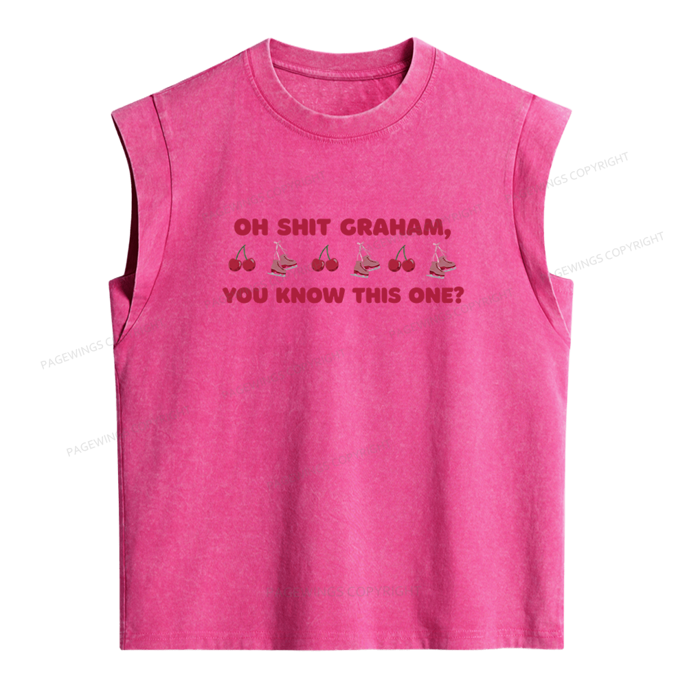 Pagewings Hockey Romance Women's Washed Tank Top