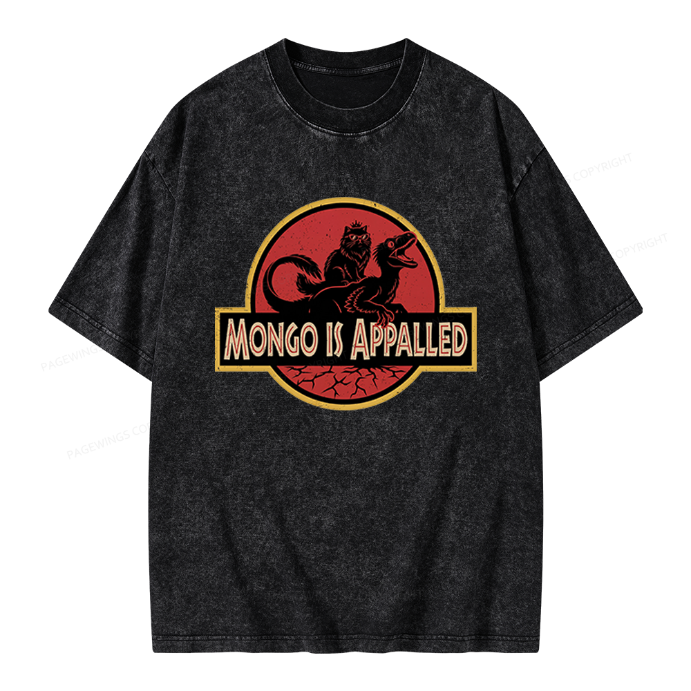 Pagewings Mongo Is Appalled Unisex Washed T-shirt