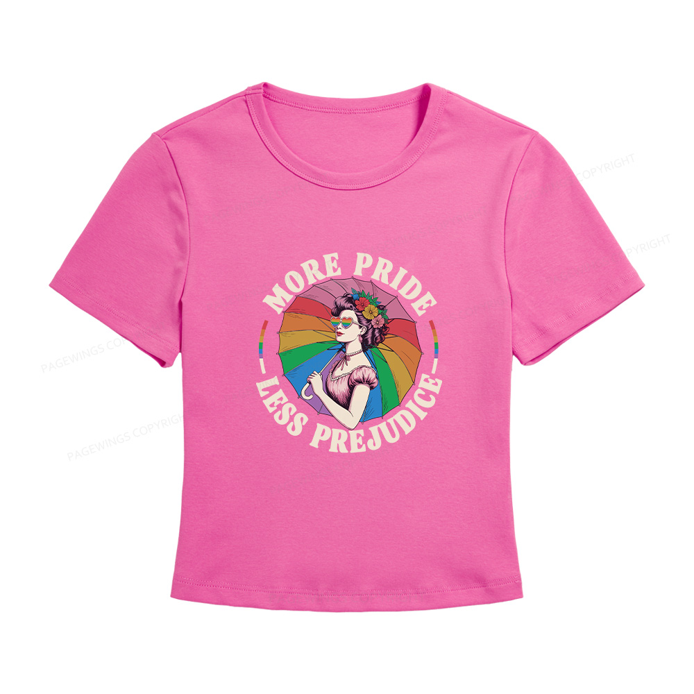 Pagewings More Pride Less Prejudice Women's Baby Tee