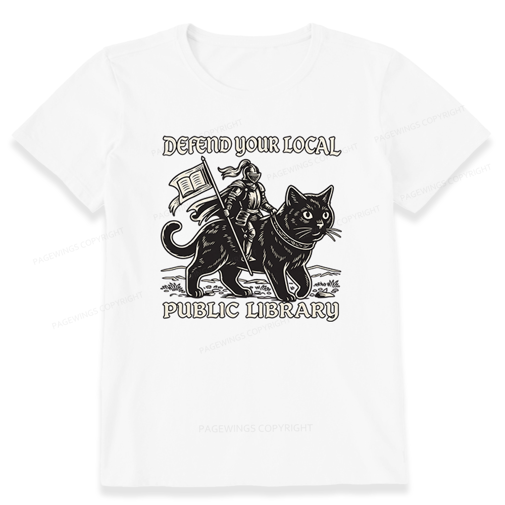 Pagewings Defend Your Local Public Library Unisex Classic T-shirt