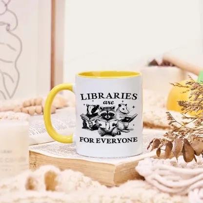 Pagewings Libraries Are For Everyone Mug