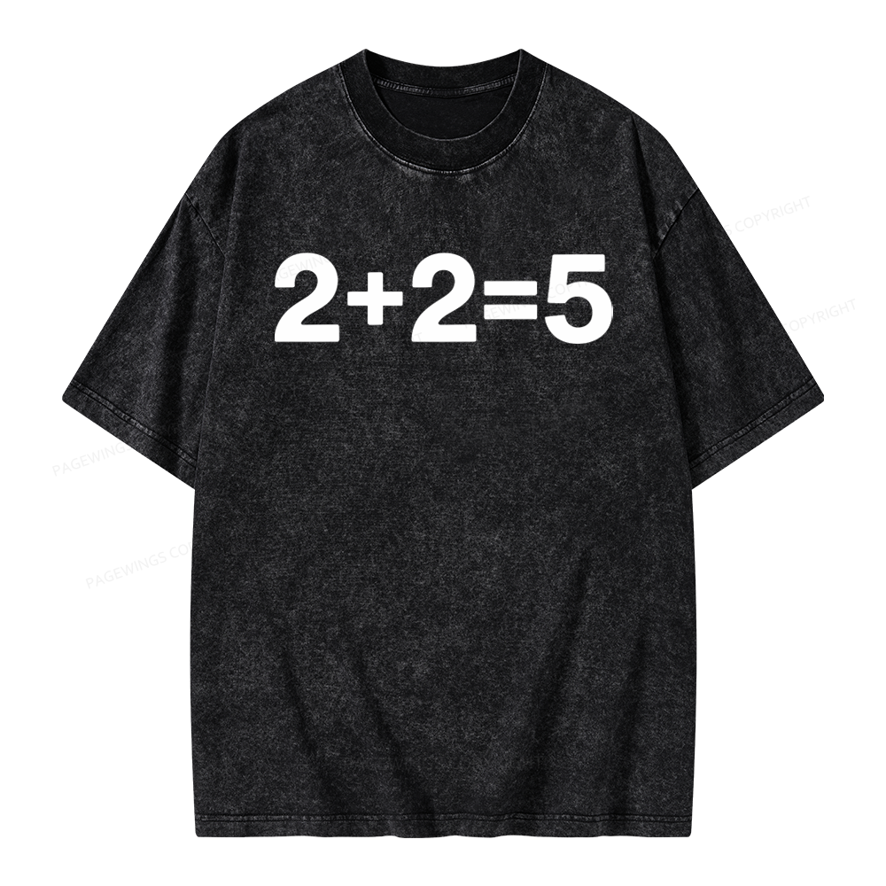Pagewings Orwell Math Unisex Washed T-shirt