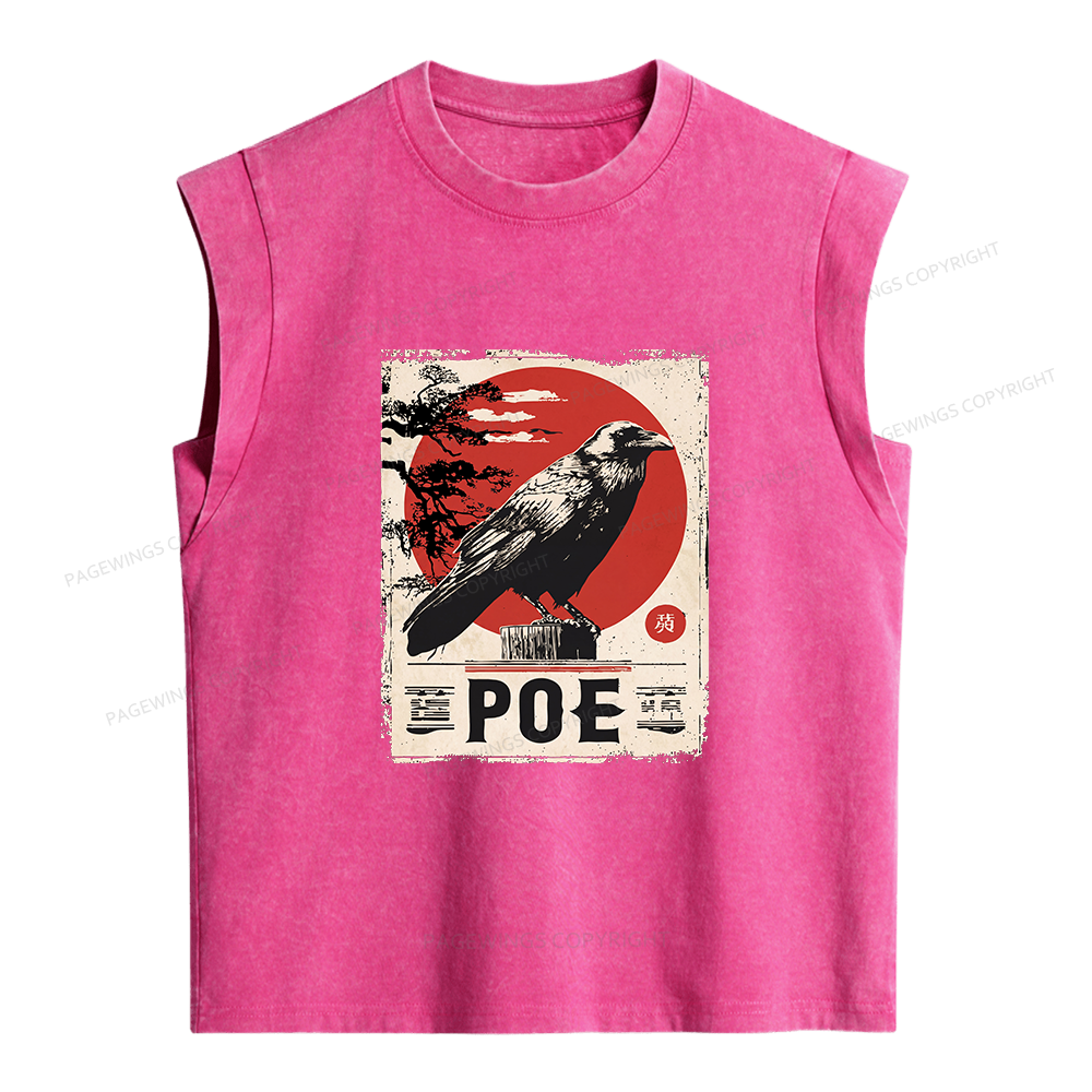 Pagewings Raven Women's Washed Tank Top