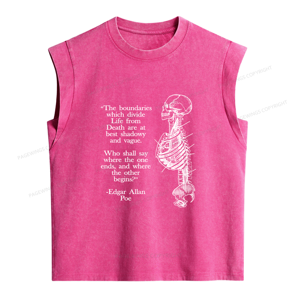 Pagewings Burial Women's Washed Tank Top