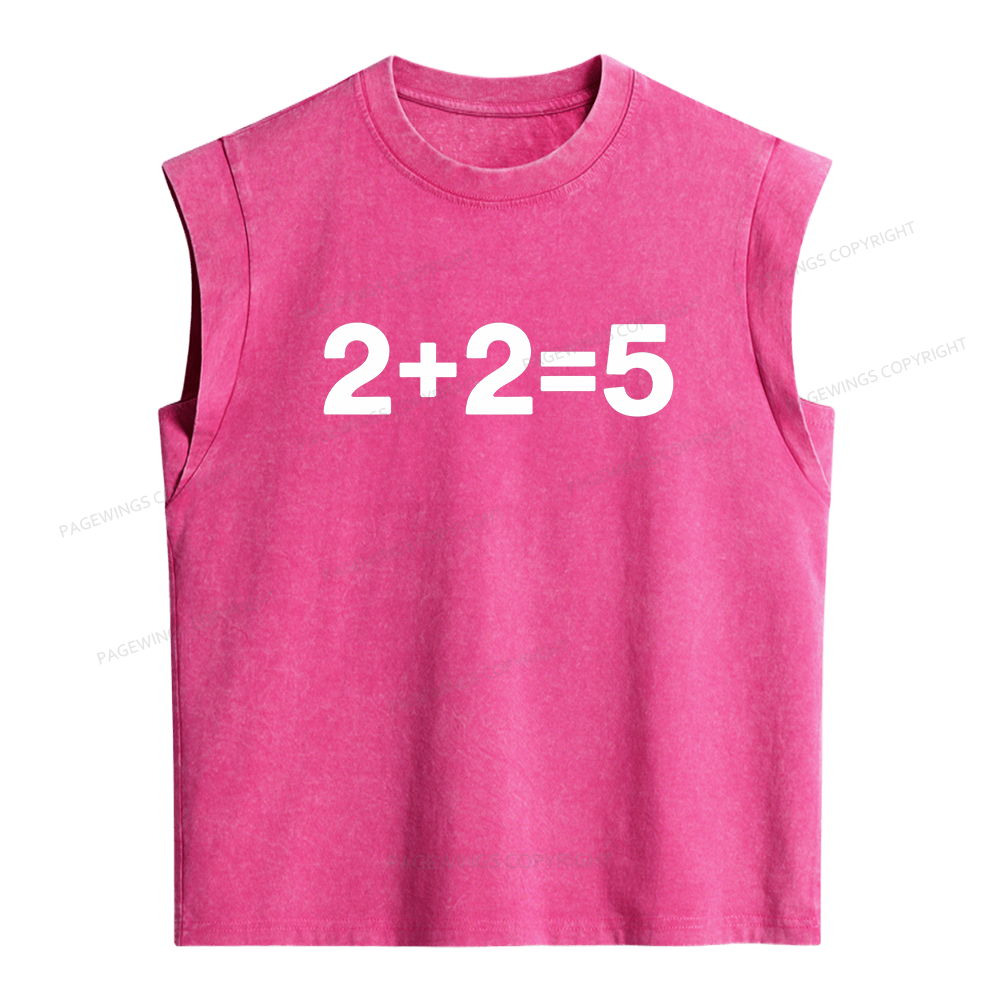 Pagewings Orwell Math Women's Washed Tank Top