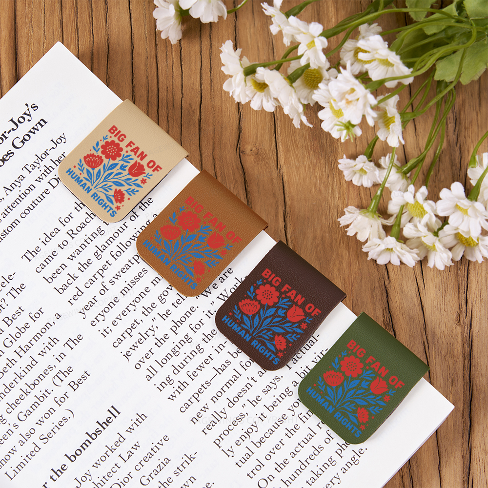 Pagewings Big Fan Of Human Rights  Magnetic Bookmark