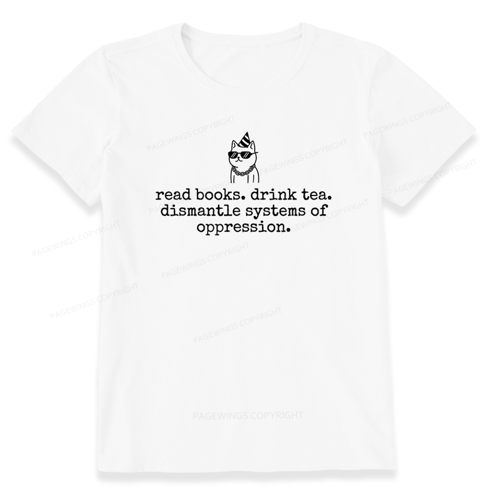 Pagewings Books and Tea Unisex Classic T-shirt