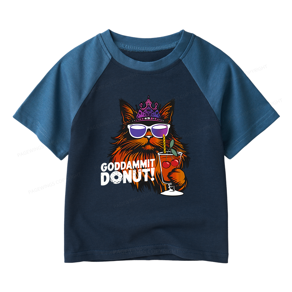 Pagewings Read Sci-Fi Book Kids Raglan T-shirt 