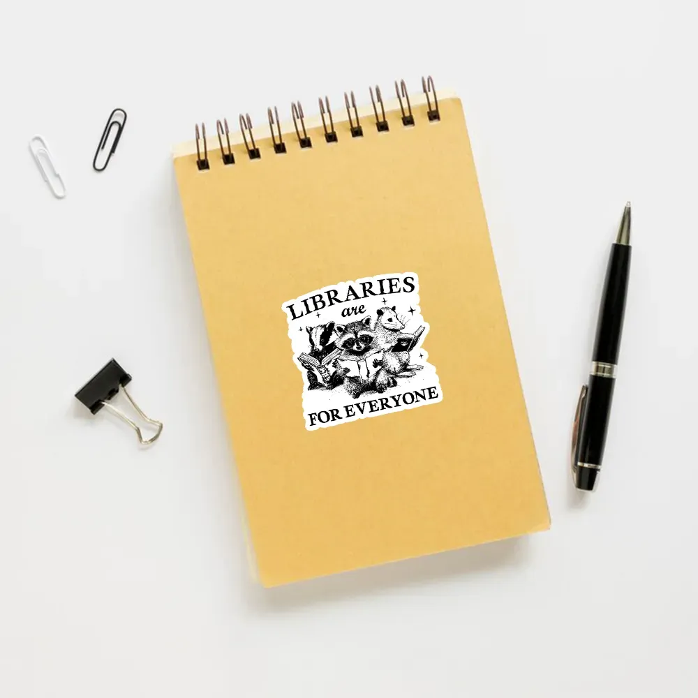 Pagewings Libraries Are For Everyone Sticker