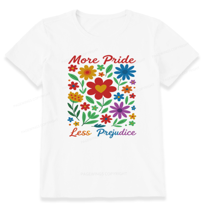 Pagewings More Pride Less Prejudice Unisex Classic T-shirt