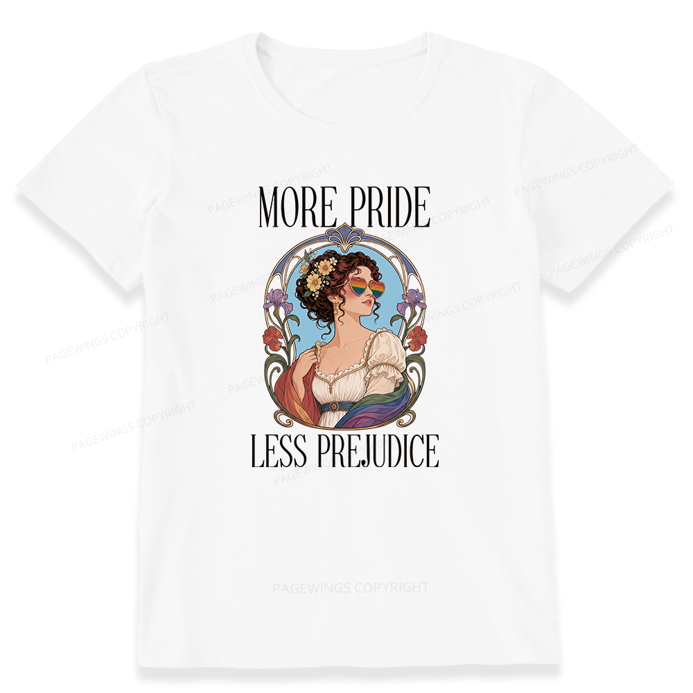 Pagewings More Pride Less Prejudice Unisex Classic T-shirt