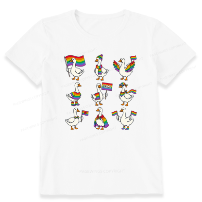 Pagewings Funny LGBTQ Goose Unisex Classic T-shirt