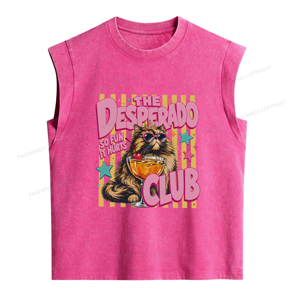 Pagewings Desperado Club Women's Washed Tank Top