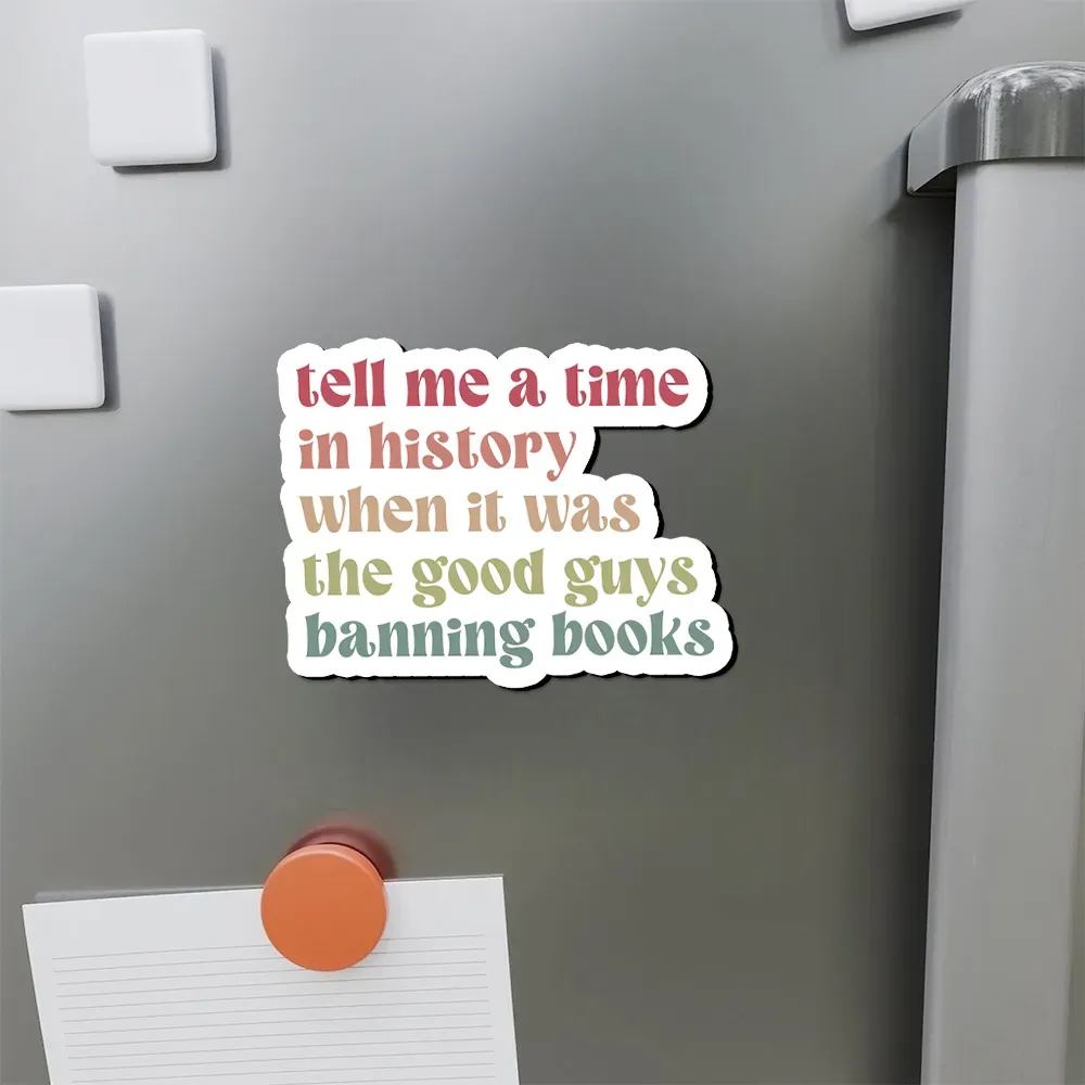 Pagewings Tell Me a Time in History Fridge Magnet