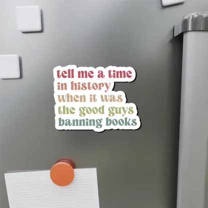 Pagewings Tell Me a Time in History Fridge Magnet