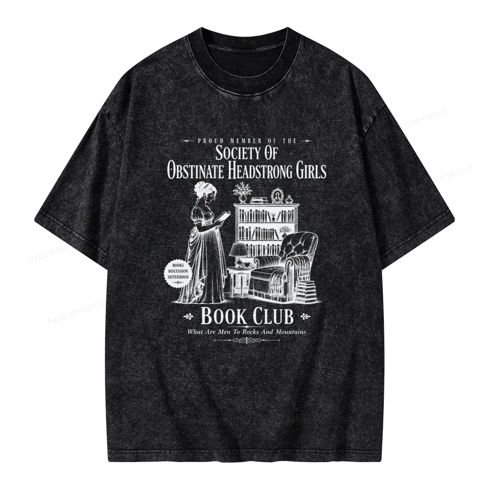 Pagewings What Are Men To Rocks And Mountains Unisex Washed T-shirt