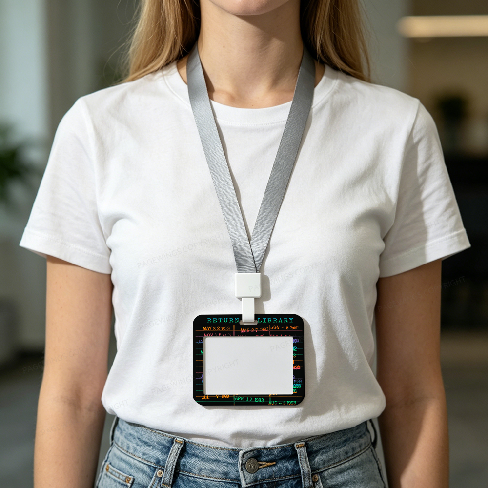 Pagewings When You Have a Library Card ABS Badge Holder