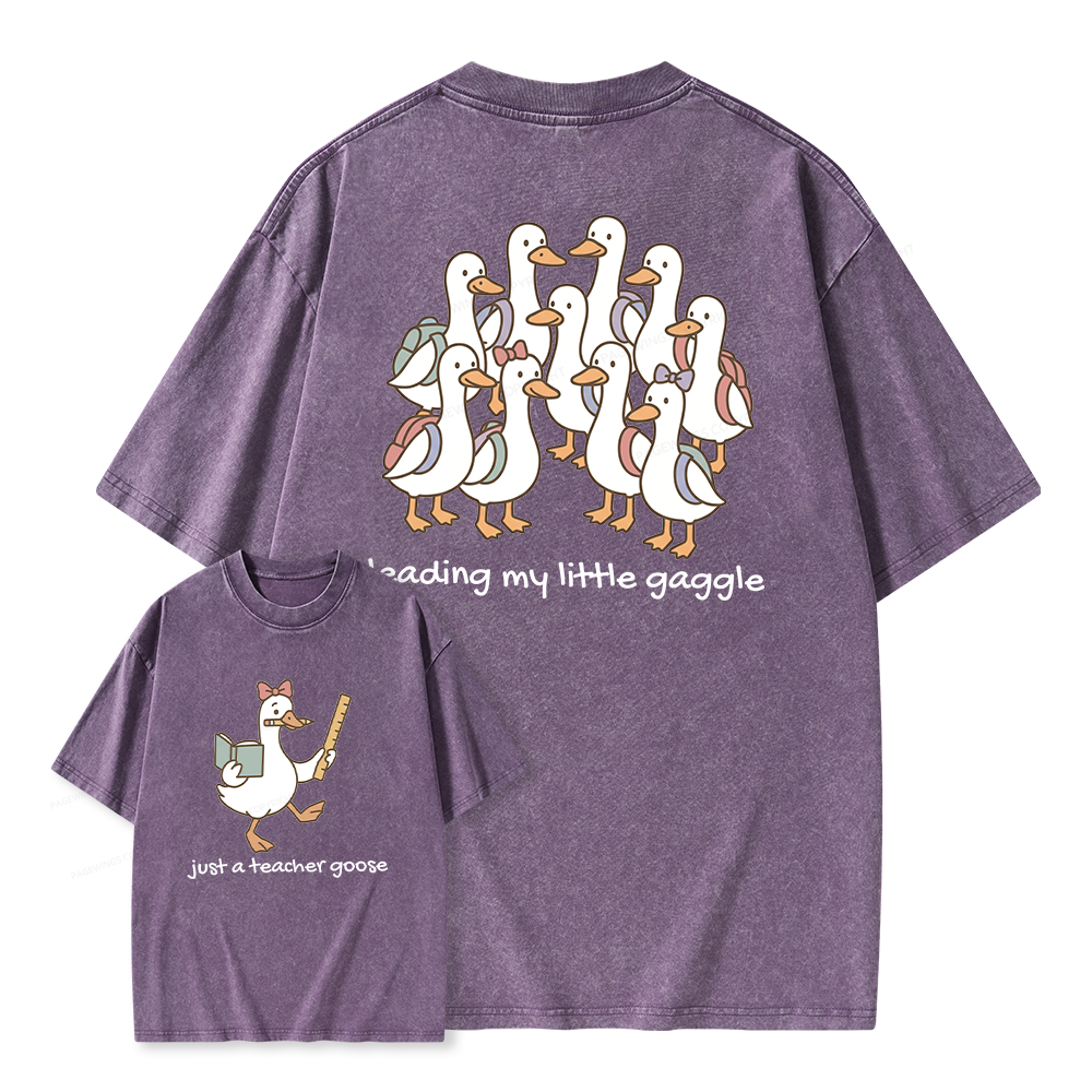 Pagewings Back to School Unisex Washed T-shirt