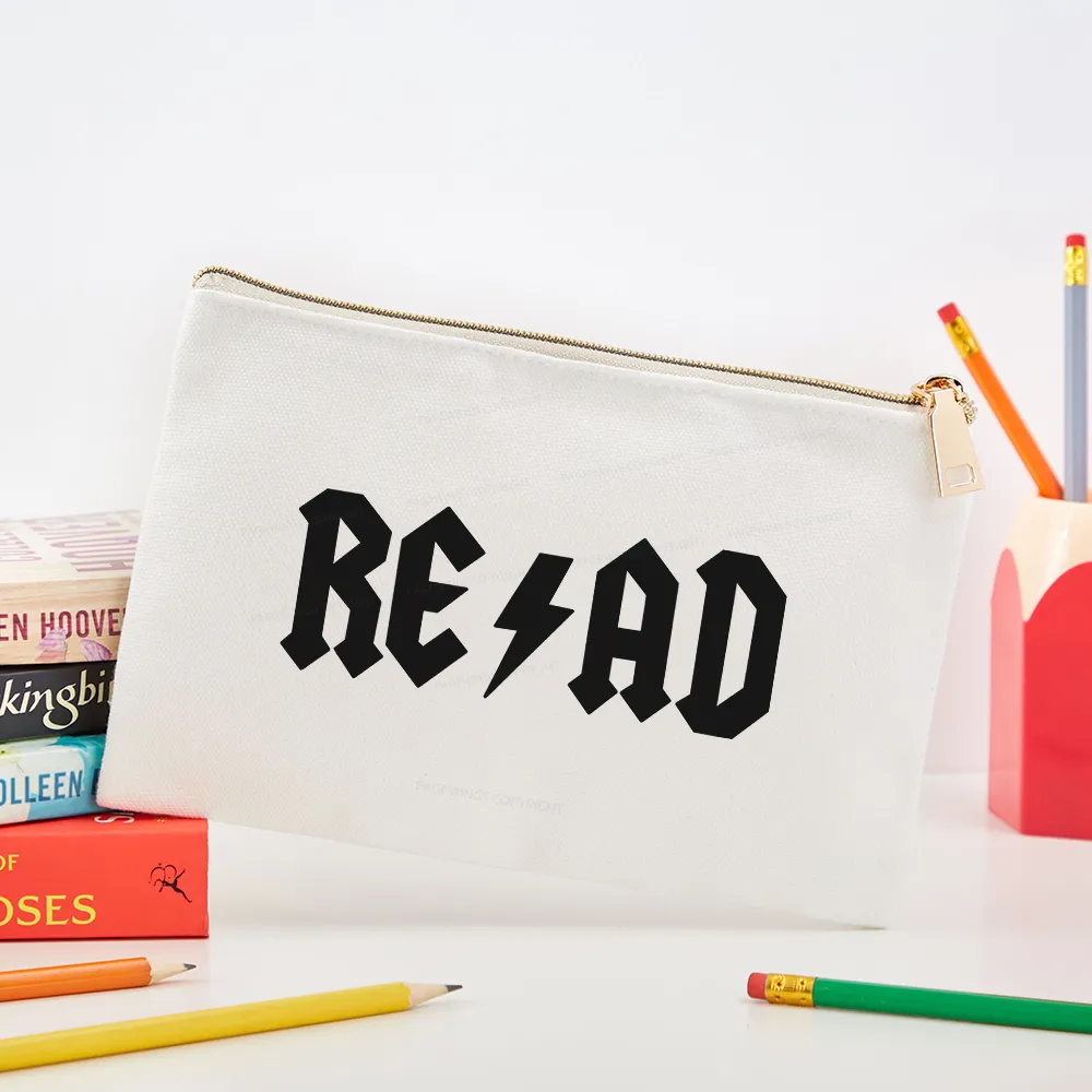 Pagewings Read Back In The Library "Rock And Roll" Pouch