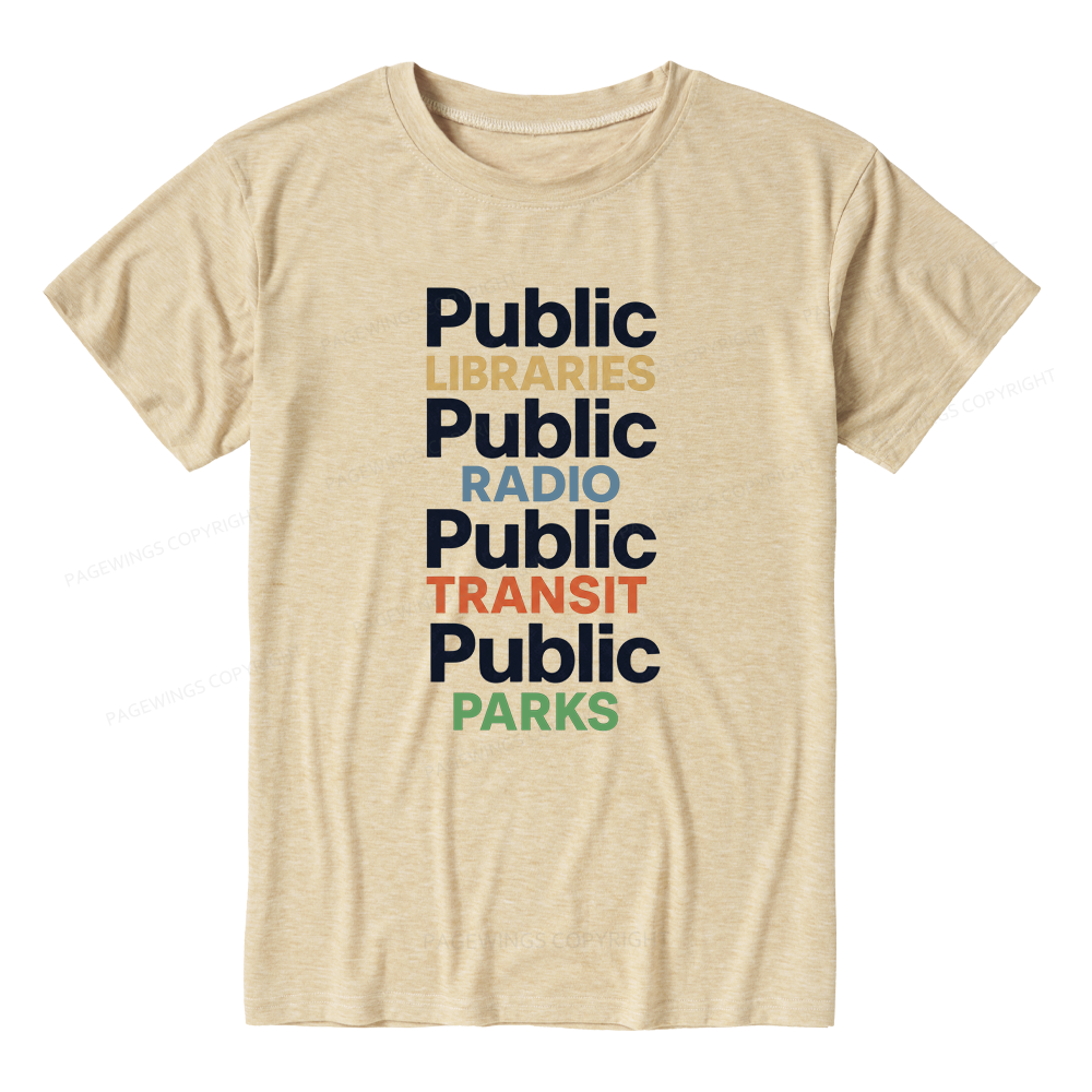 Pagewings Soft Public Libraries Unisex Heather T-Shirt