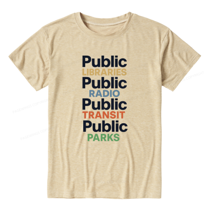 Pagewings Soft Public Libraries Unisex Heather T-Shirt